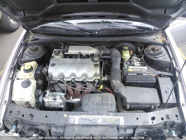 1G8ZH5283TZ229962 - 1996 SATURN SL1 GRAY photo 10