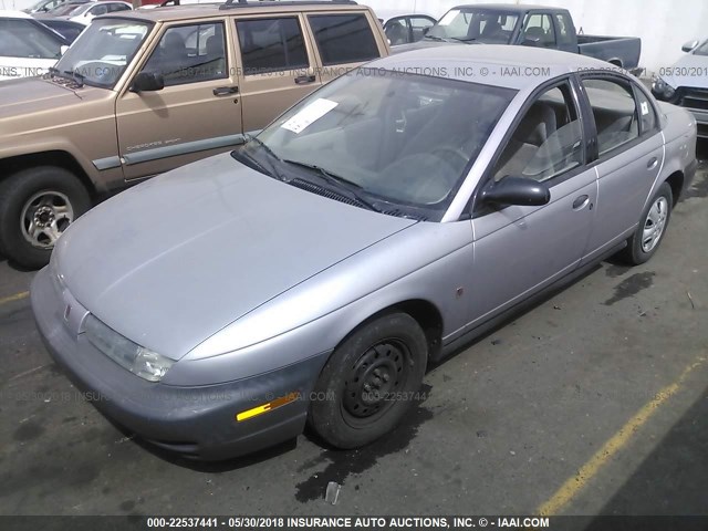 1G8ZH5283TZ229962 - 1996 SATURN SL1 GRAY photo 2