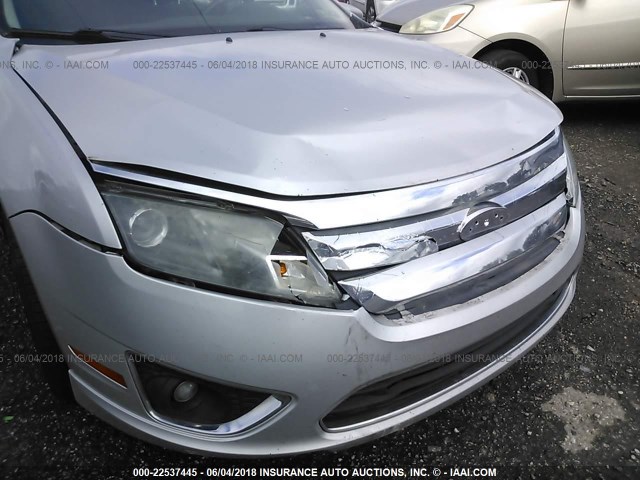 3FADP0L38AR111339 - 2010 FORD FUSION HYBRID SILVER photo 6