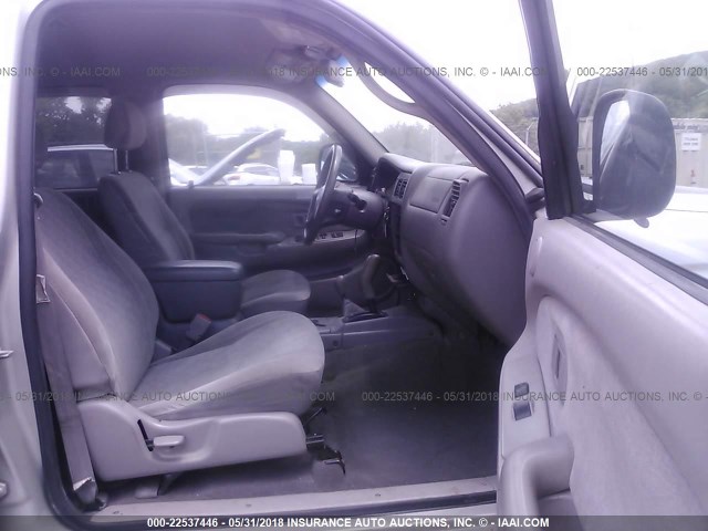 5TEHN72N21Z826596 - 2001 TOYOTA TACOMA DOUBLE CAB 银色 照片 5
