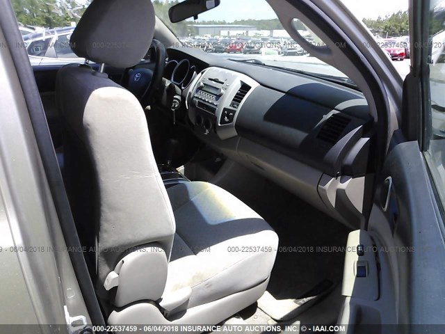 5TETX22N46Z274193 - 2006 TOYOTA TACOMA ACCESS CAB Gold Foto 5
