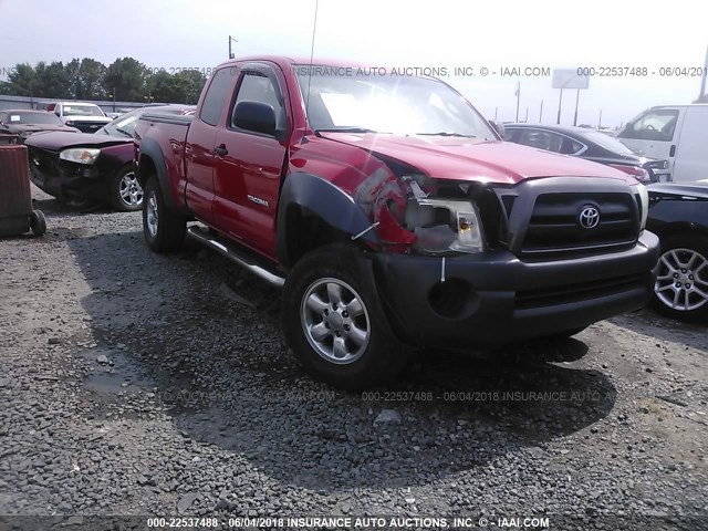 5TEUX42N56Z208333 - 2006 TOYOTA TACOMA ACCESS CAB Rot Foto 1