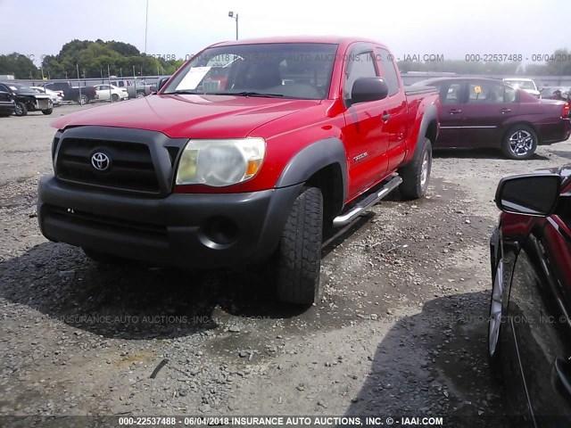 5TEUX42N56Z208333 - 2006 TOYOTA TACOMA ACCESS CAB Rot Foto 2