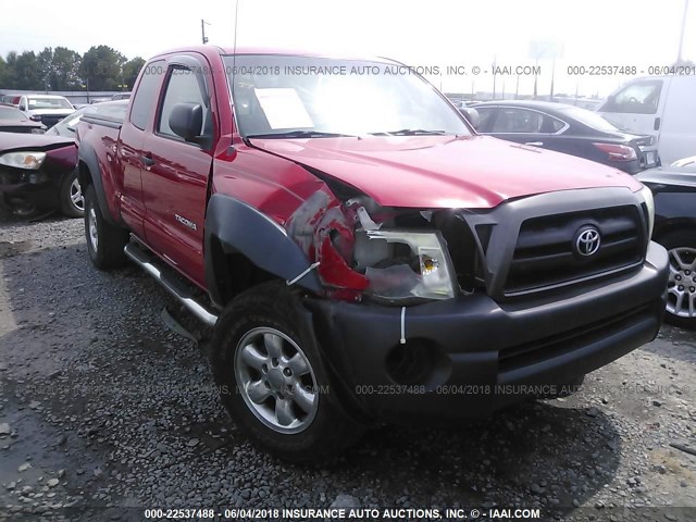 5TEUX42N56Z208333 - 2006 TOYOTA TACOMA ACCESS CAB Rot Foto 6