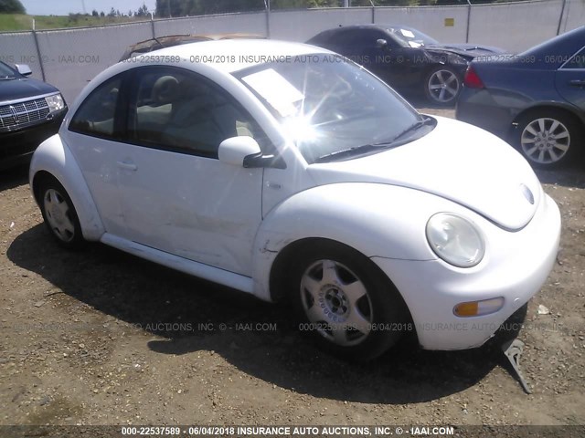 3VWCB21C22M427415 - 2002 VOLKSWAGEN NEW BEETLE GLS WHITE photo 1