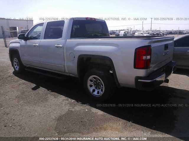 3GTU2UEC8FG496935 - 2015 GMC SIERRA K1500 SLE GRAY photo 3