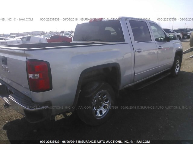 3GTU2UEC8FG496935 - 2015 GMC SIERRA K1500 SLE GRAY photo 4