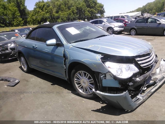 1C3LC55DX9N501561 - 2009 CHRYSLER SEBRING TOURING BLUE photo 1