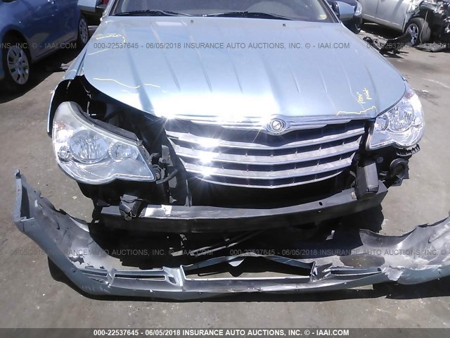 1C3LC55DX9N501561 - 2009 CHRYSLER SEBRING TOURING BLUE photo 6