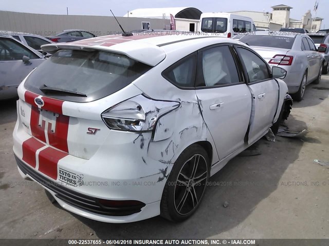 1FADP3L90GL297259 - 2016 FORD FOCUS ST WHITE photo 4