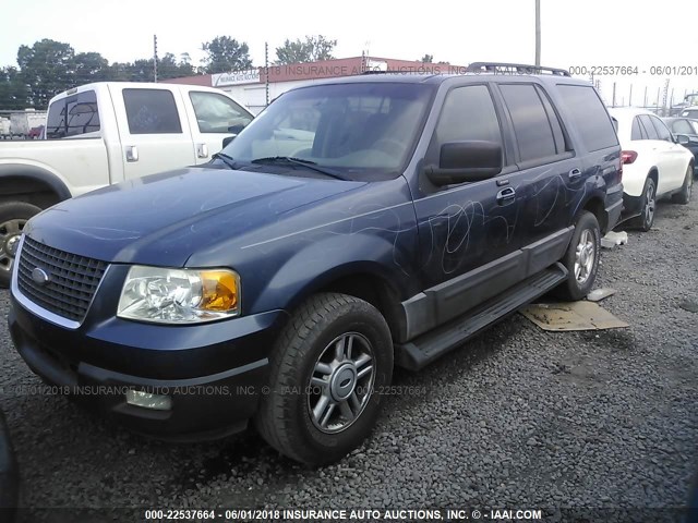 1FMPU15556LA07171 - 2006 FORD EXPEDITION XLT Dark Blue photo 2