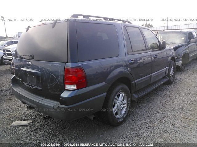 1FMPU15556LA07171 - 2006 FORD EXPEDITION XLT მუქი ლურჯი ფოტო 4