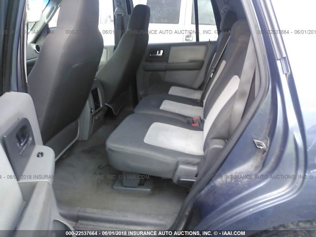 1FMPU15556LA07171 - 2006 FORD EXPEDITION XLT მუქი ლურჯი ფოტო 8