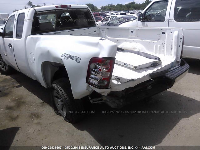 1GCEK19C48Z204391 - 2008 CHEVROLET SILVERADO K1500 WHITE photo 6