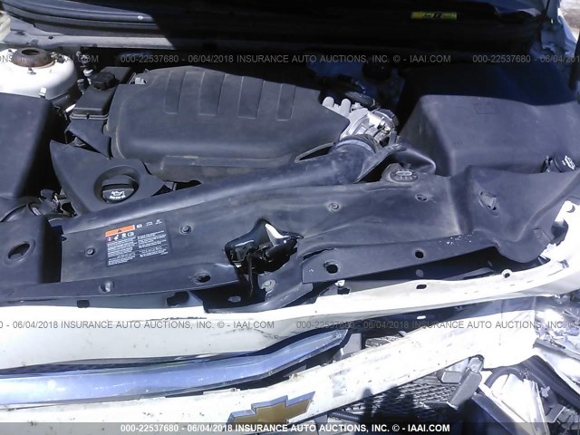 1G1ZG5E72CF203648 - 2012 CHEVROLET MALIBU LTZ WHITE photo 10