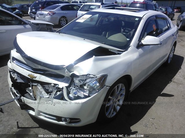 1G1ZG5E72CF203648 - 2012 CHEVROLET MALIBU LTZ WHITE photo 6