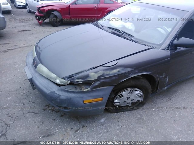 1G8ZG5280WZ205206 - 1998 SATURN SL1 GRAY photo 6