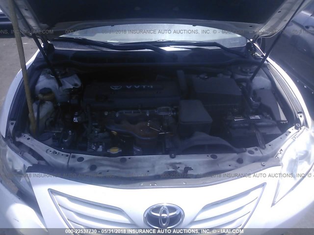 4T1BE46K48U761043 - 2008 TOYOTA CAMRY CE/LE/XLE/SE WHITE photo 10