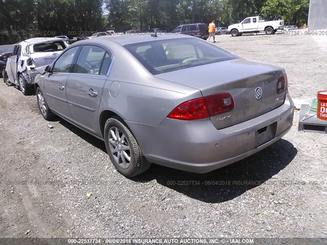 1G4HD57207U112565 - 2007 BUICK LUCERNE CXL TAN photo 3