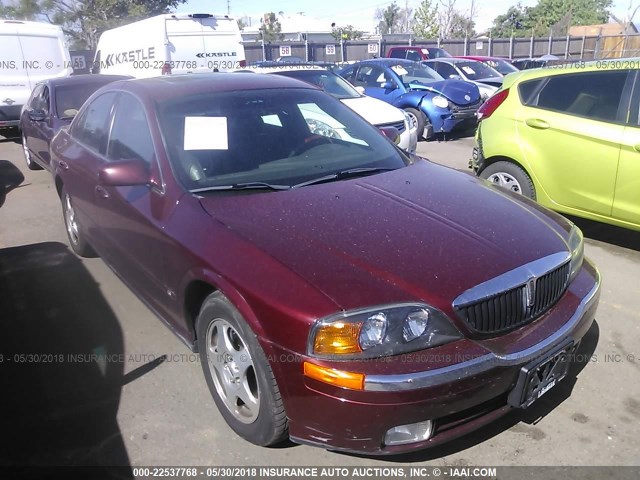 1LNHM87A7YY841990 - 2000 LINCOLN LS MAROON photo 1