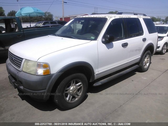 1FMZU62K93ZA62974 - 2003 FORD EXPLORER XLS/XLS SPORT WHITE photo 2