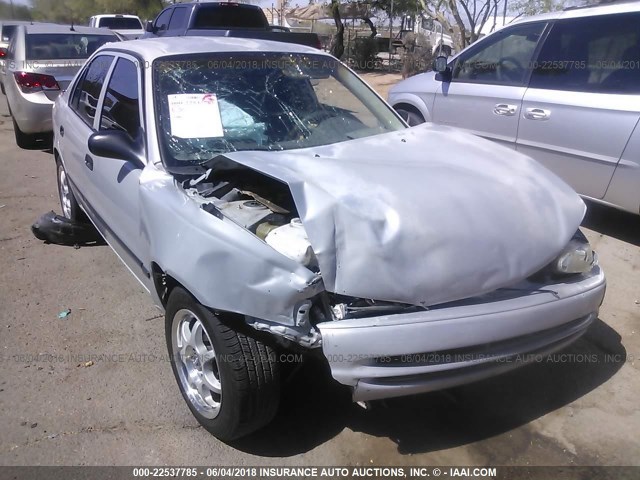 1Y1SK5284XZ420820 - 1999 CHEVROLET GEO PRIZM LSI SILVER photo 6