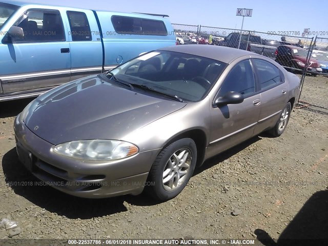 2B3HD46R32H188341 - 2002 DODGE INTREPID SE GOLD photo 2