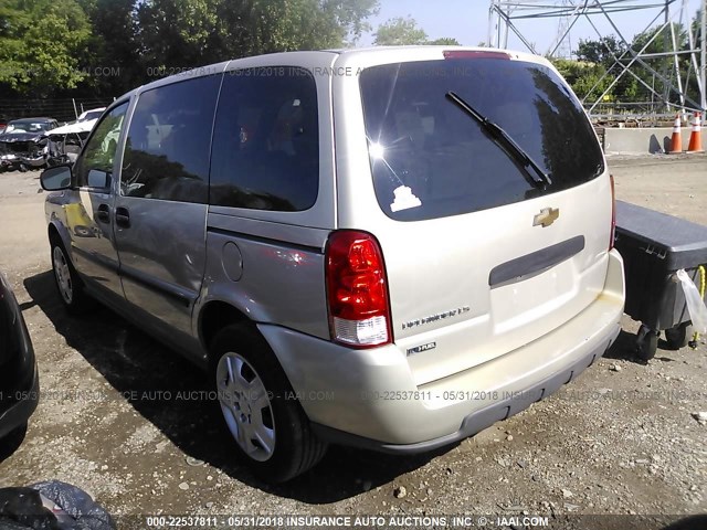 1GNDU23W37D187536 - 2007 CHEVROLET UPLANDER LS BEIGE photo 3