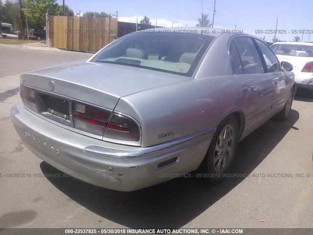 1G4CU541744119711 - 2004 BUICK PARK AVENUE ULTRA SILVER photo 4