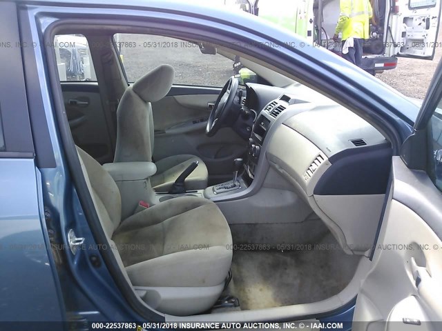 5YFBU4EE3CP034551 - 2012 TOYOTA COROLLA S/LE BLUE photo 5