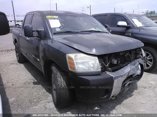 1N6AA07A06N536147 - 2006 NISSAN TITAN XE/SE/LE GRAY photo 1