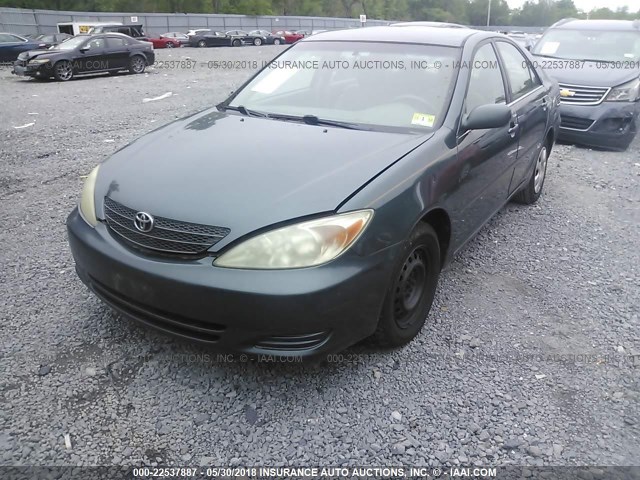 4T1BE32K64U298400 - 2004 TOYOTA CAMRY LE/XLE/SE GREEN photo 2