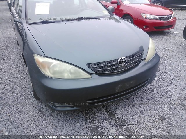 4T1BE32K64U298400 - 2004 TOYOTA CAMRY LE/XLE/SE GREEN photo 6
