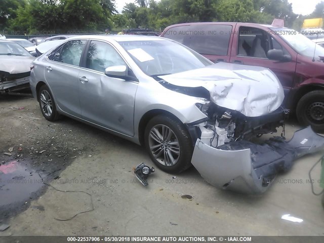 4T1BF1FK1FU957434 - 2015 TOYOTA CAMRY LE/XLE/SE/XSE SILVER photo 1