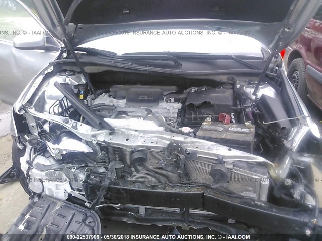 4T1BF1FK1FU957434 - 2015 TOYOTA CAMRY LE/XLE/SE/XSE SILVER photo 10