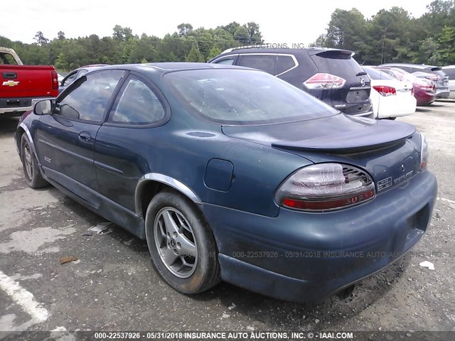 1G2WP1212VF276447 - 1997 PONTIAC GRAND PRIX GTP TEAL photo 3