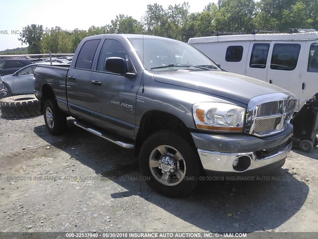 1D7KS28D86J143275 - 2006 DODGE RAM 2500 ST/SLT GRAY photo 1