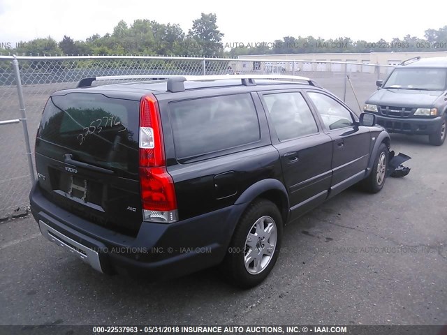 YV4SZ592161243378 - 2006 VOLVO XC70 BLACK photo 4