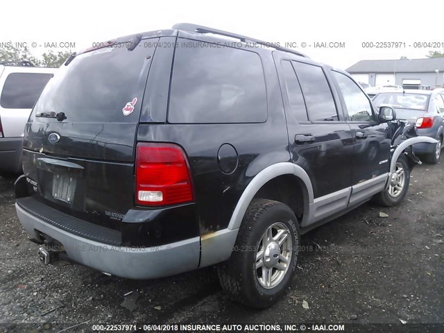 1FMZU73E82ZB61685 - 2002 FORD EXPLORER XLT BLACK photo 4