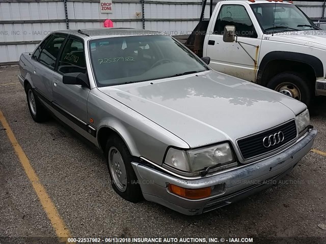 WAUKE5449LN068547 - 1990 AUDI QUATTRO SILVER photo 1