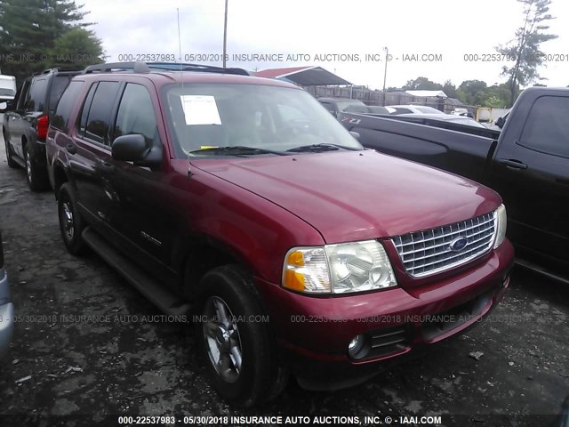 1FMZU63K05UA31630 - 2005 FORD EXPLORER XLT/XLT SPORT/NBX RED photo 1