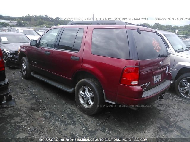 1FMZU63K05UA31630 - 2005 FORD EXPLORER XLT/XLT SPORT/NBX 红色 照片 3