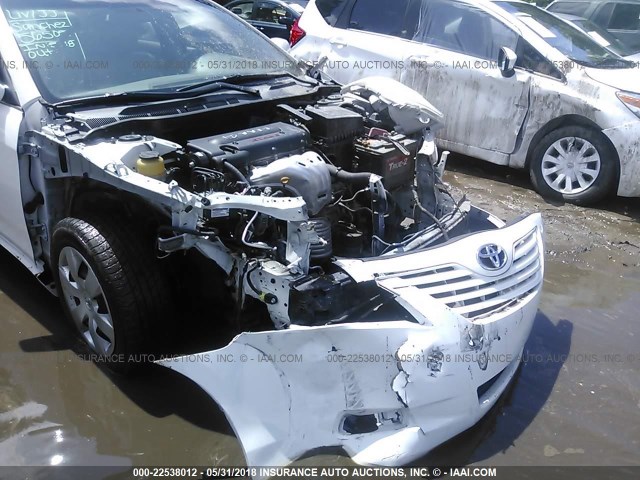 4T1BE46K68U777017 - 2008 TOYOTA CAMRY CE/LE/XLE/SE WHITE photo 6