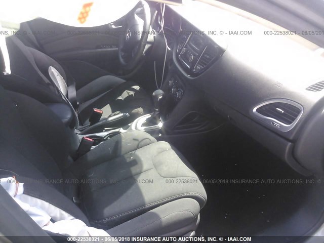 1C3CDFBA0DD170484 - 2013 DODGE DART SXT GRAY photo 5