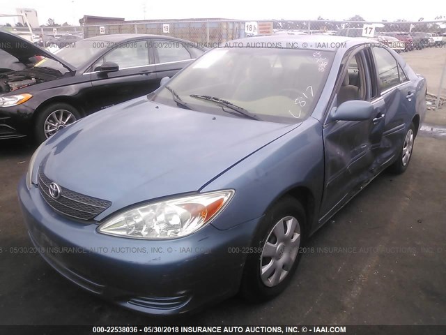 4T1BE32K84U810853 - 2004 TOYOTA CAMRY LE/XLE/SE 浅蓝色 照片 2