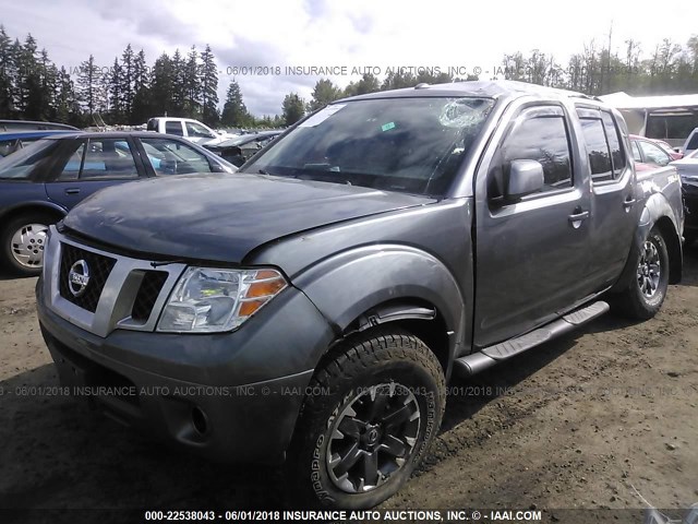 1N6AD0EV2GN798900 - 2016 NISSAN FRONTIER S/SV/SL/PRO-4X GRAY photo 2