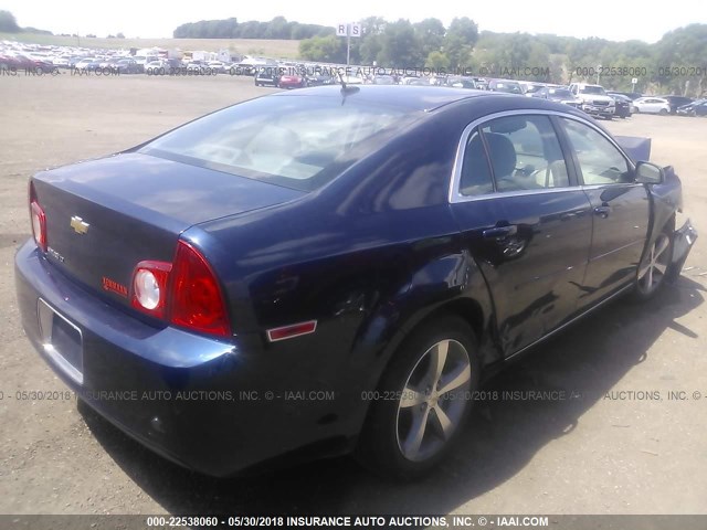 1G1ZC5E13BF142736 - 2011 CHEVROLET MALIBU 1LT 蓝色 照片 4