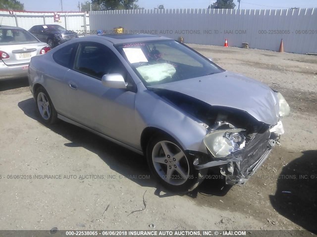 JH4DC53022C016590 - 2002 ACURA RSX TYPE-S SILVER photo 1