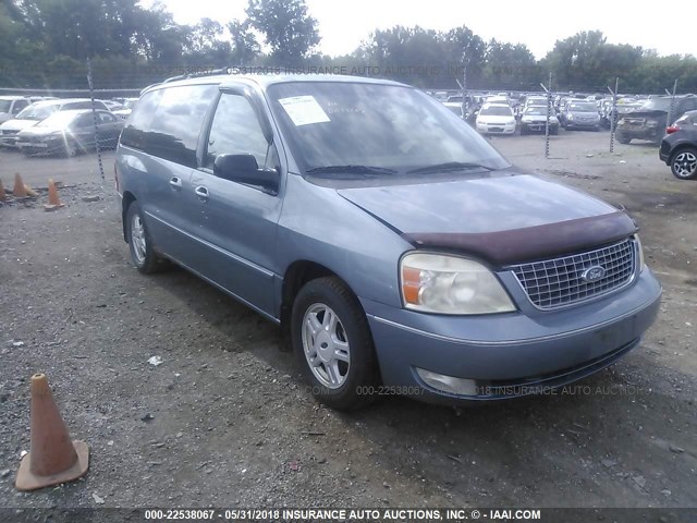 2FMDA52255BA27268 - 2005 FORD FREESTAR SEL BLUE photo 1