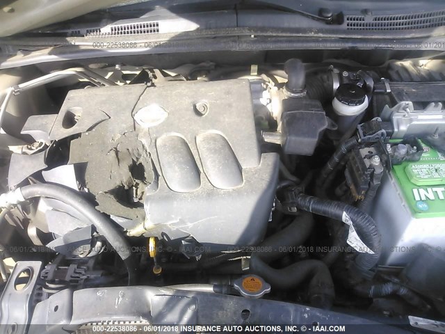 3N1AB61E98L611626 - 2008 NISSAN SENTRA 2.0/2.0S/2.0SL GOLD photo 10